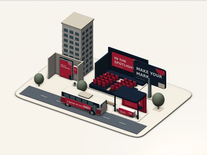 Media concept illustration